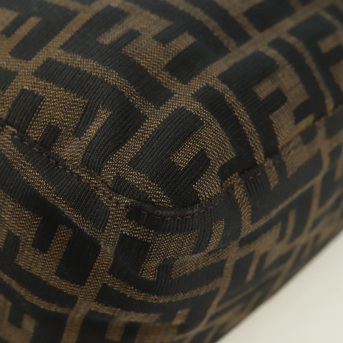 Fendi Mama Forever Zucca Canvas Brown Canvas Handbag (Pre-Owned)