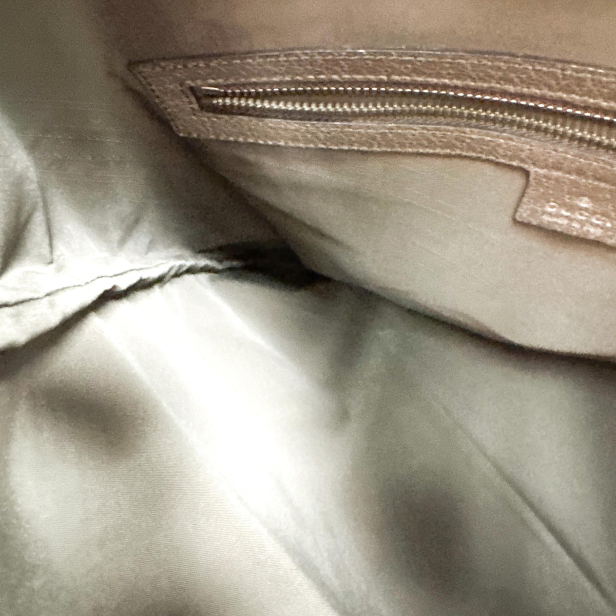 Gucci Neo Vintage Drawstring Gg Coated Canvas Beige Canvas Backpack Bag (Pre-Owned)