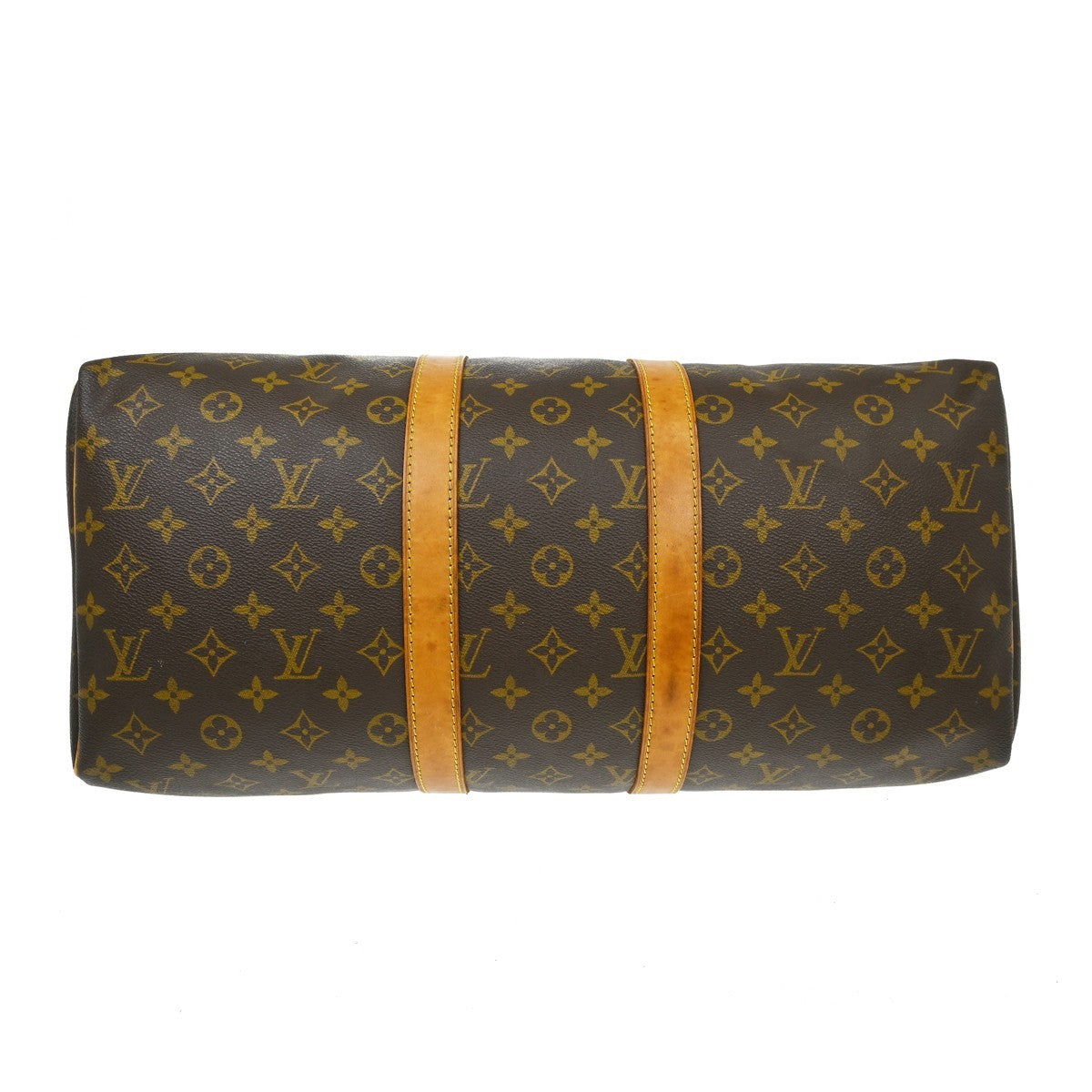 Louis Vuitton Keepall Monogram Canvas Brown Canvas Travel Bag Bag (Pre-Owned)