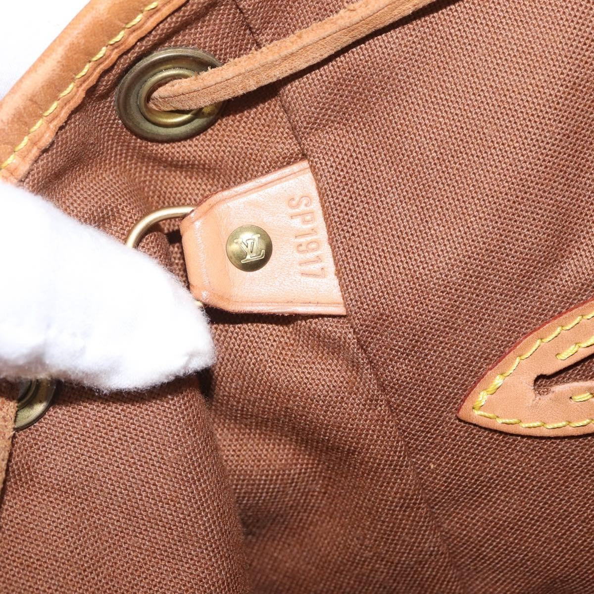 Louis Vuitton Vintage Montsouris Monogram Canvas Brown Canvas Backpack Bag (Pre-Owned)