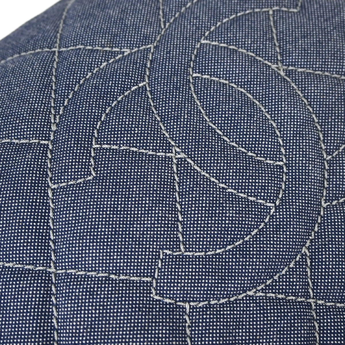 Chanel Bon Bon Quilted Denim Blue Denim_Jeans Tote Bag Bag (Pre-Owned)