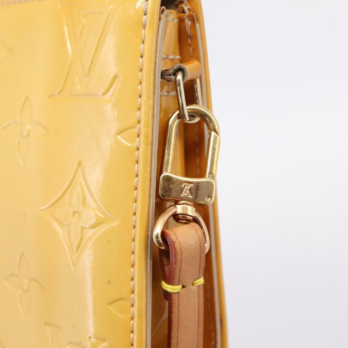 Louis Vuitton Lexington Pochette Monogram Vernis Beige Patent_Leather Clutche & Pouche Bag (Pre-Owned)