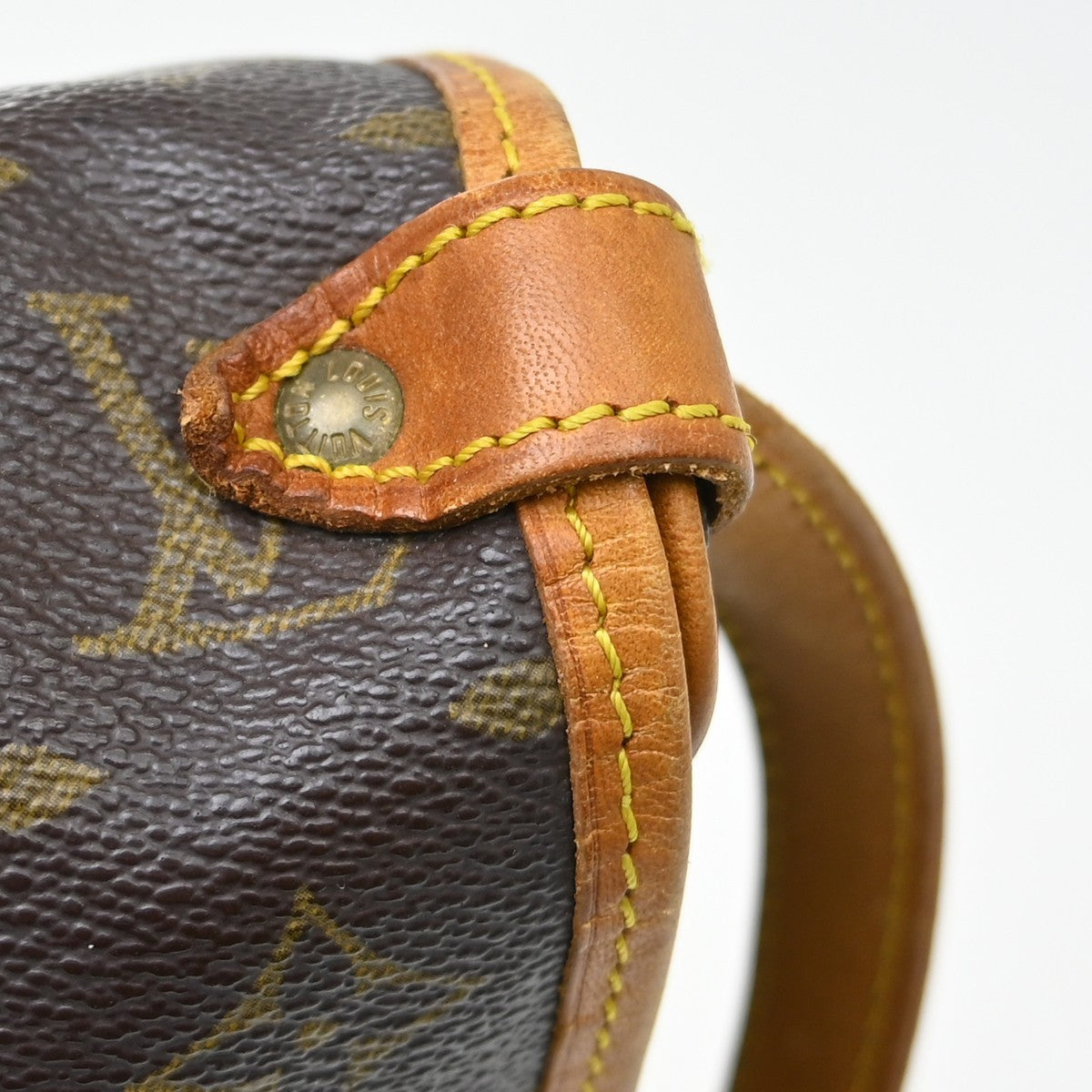 Louis Vuitton Saumur Monogram Canvas Brown Canvas Shoulder Bag Bag (Pre-Owned)