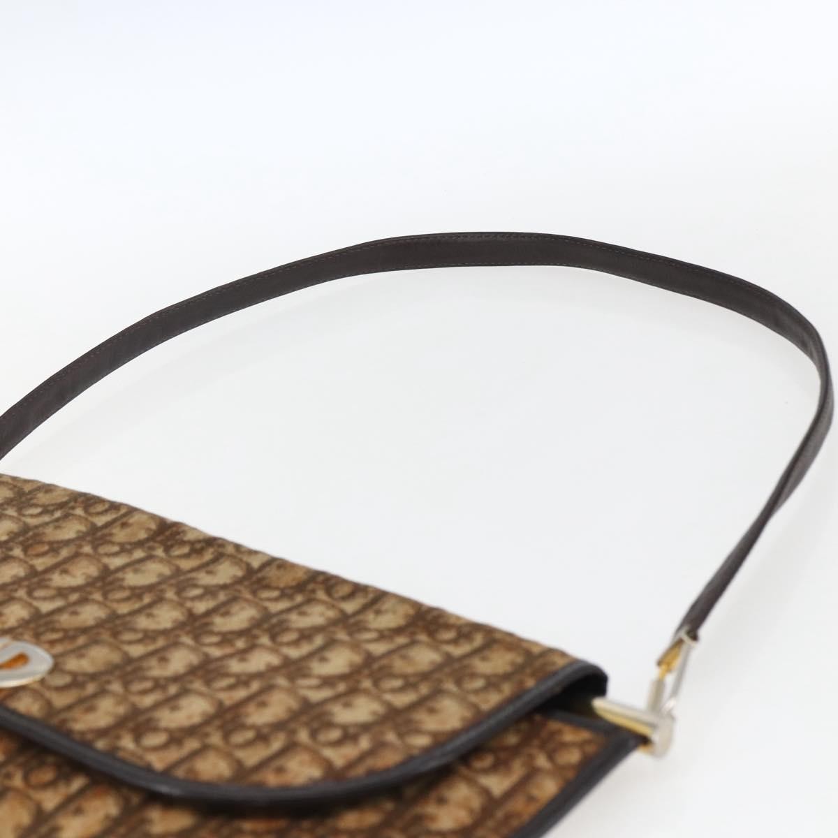 Christian Dior Vintage Trotter Canvas Brown Canvas Shoulder Bag Bag (Pre-Owned)
