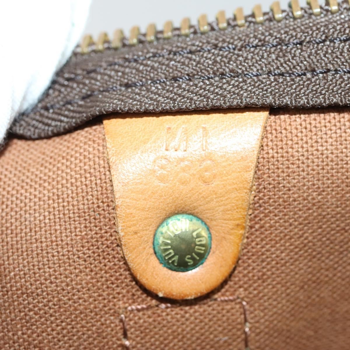 Louis Vuitton Keepall Monogram Canvas Brown Canvas Travel Bag Bag (Pre-Owned)