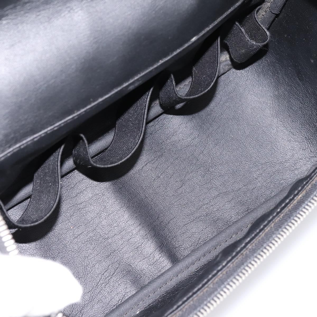 Louis Vuitton Trousse Toilette Damier Canvas Black Canvas Clutche & Pouche Bag (Pre-Owned)