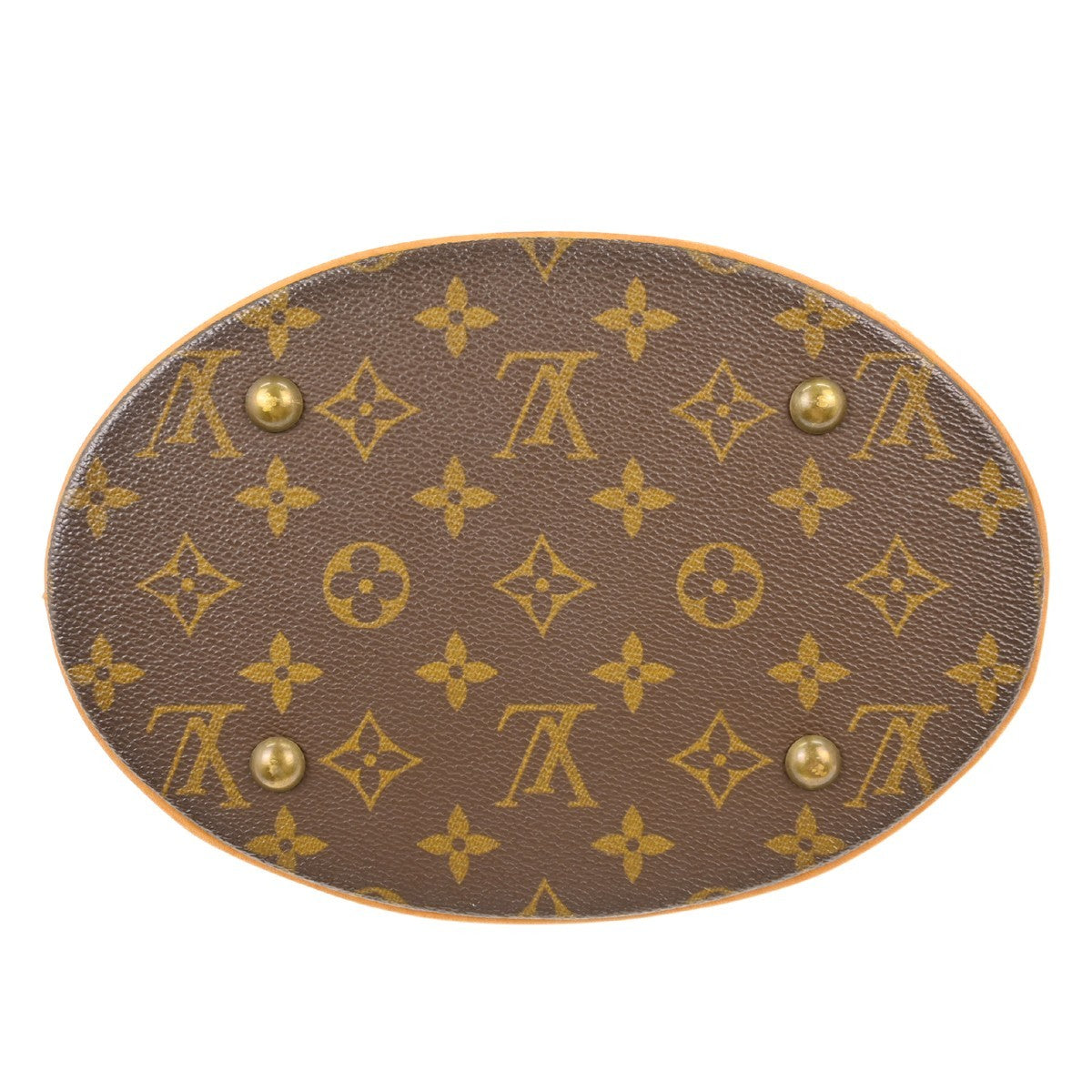 Louis Vuitton Bucket Monogram Canvas Brown Canvas Tote Bag Bag (Pre-Owned)