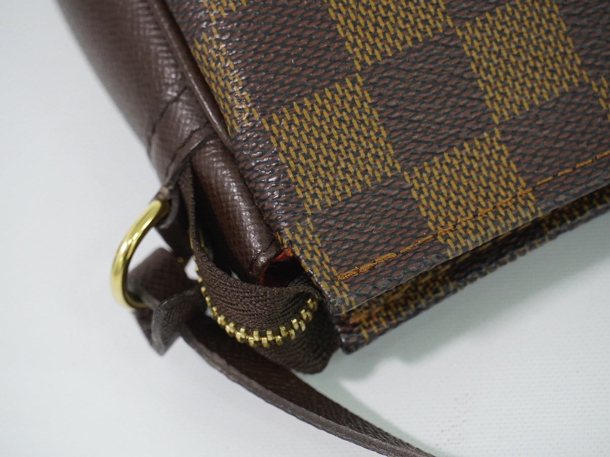 Louis Vuitton Trousse Make Up Damier Brown Canvas Clutche & Pouche Bag (Pre-Owned)