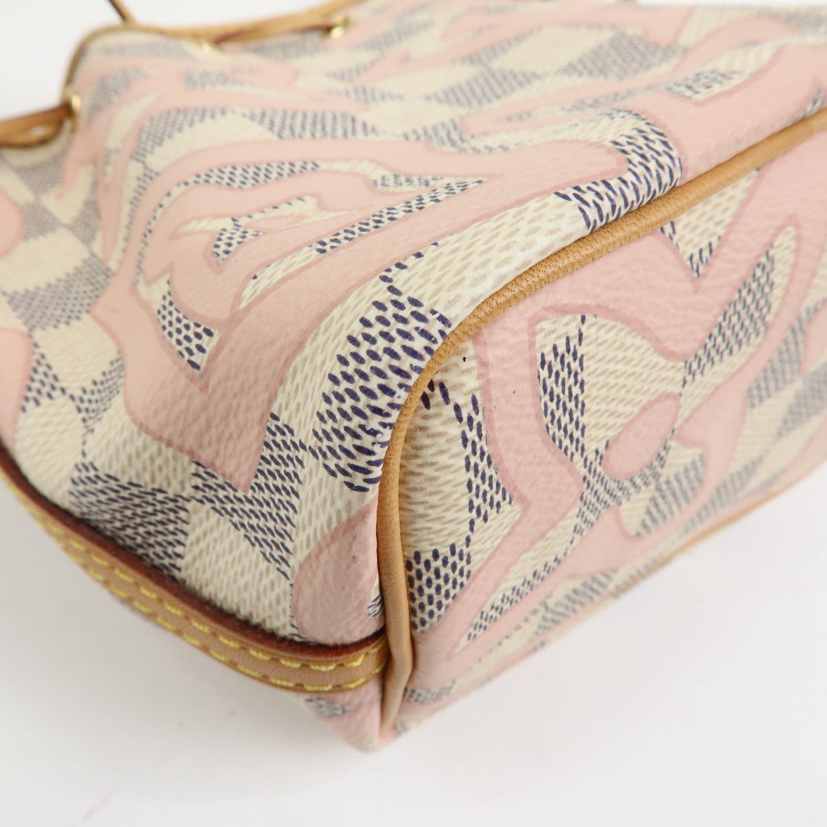 Louis Vuitton Noe Limited Edition Damier Tahitienne White Canvas Shoulder Bag Bag (Pre-Owned)