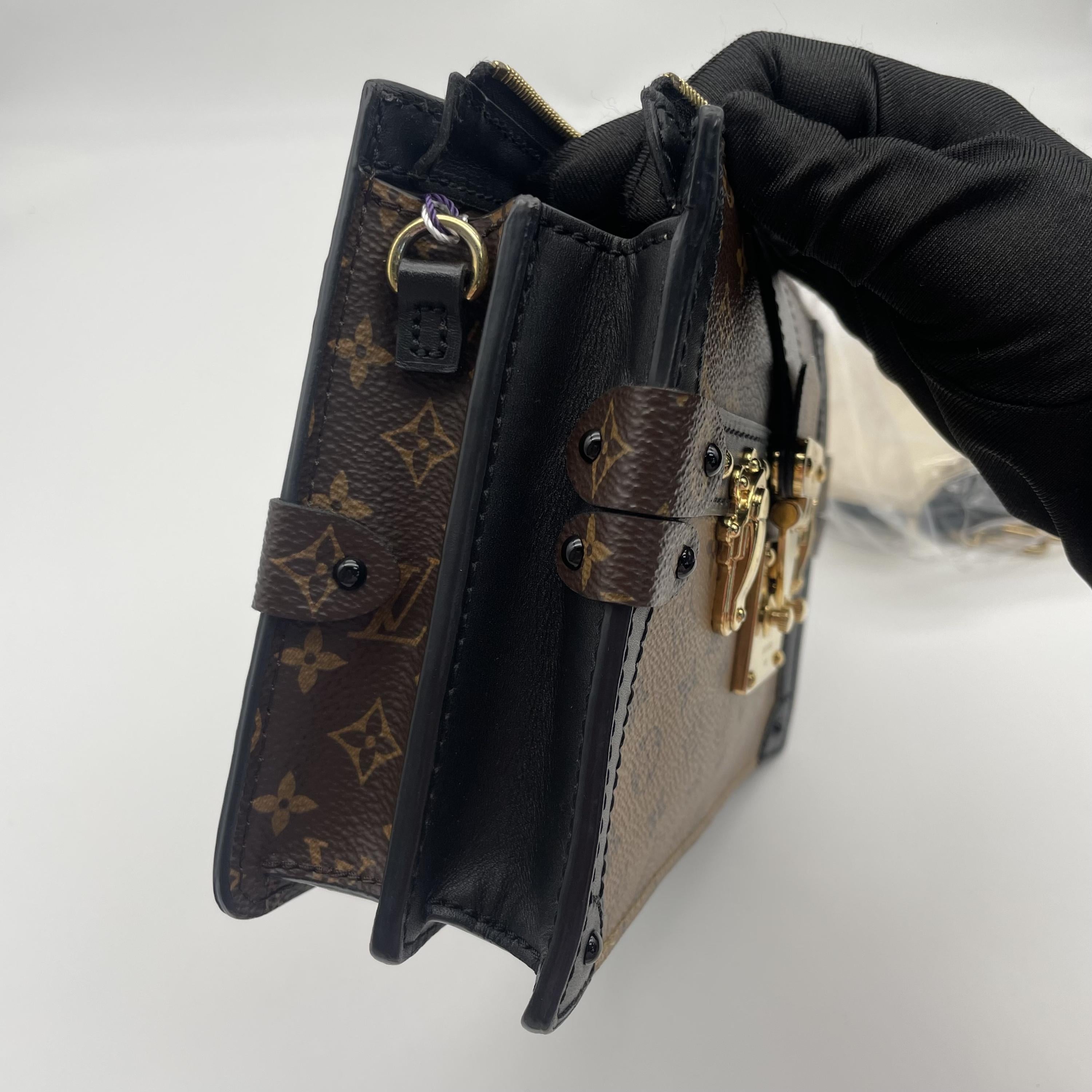 Louis Vuitton Trunk Clutch Monogram Brown Canvas Clutche & Pouche Bag (Pre-Owned)