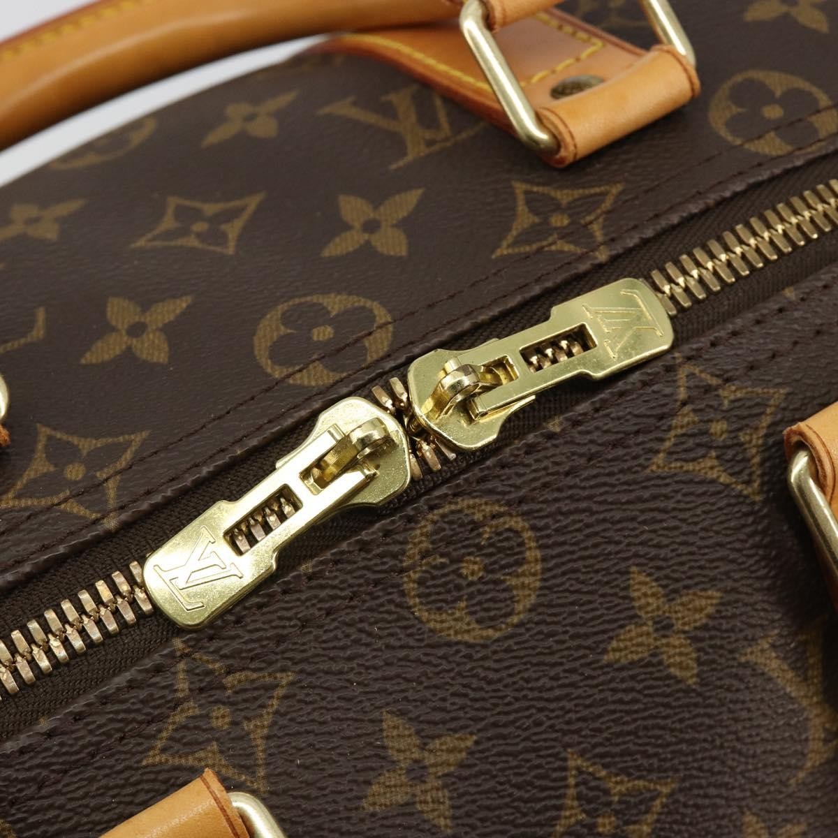 Louis Vuitton Keepall Monogram Canvas Brown Canvas Travel Bag Bag (Pre-Owned)