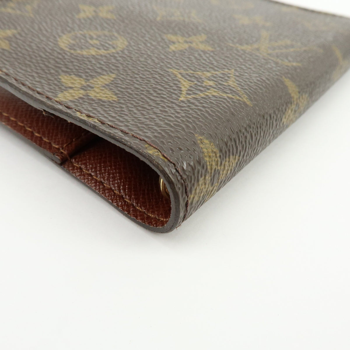 Louis Vuitton Agenda Cover Monogram Canvas Brown Canvas Wallets Accessory (Pre-Owned)