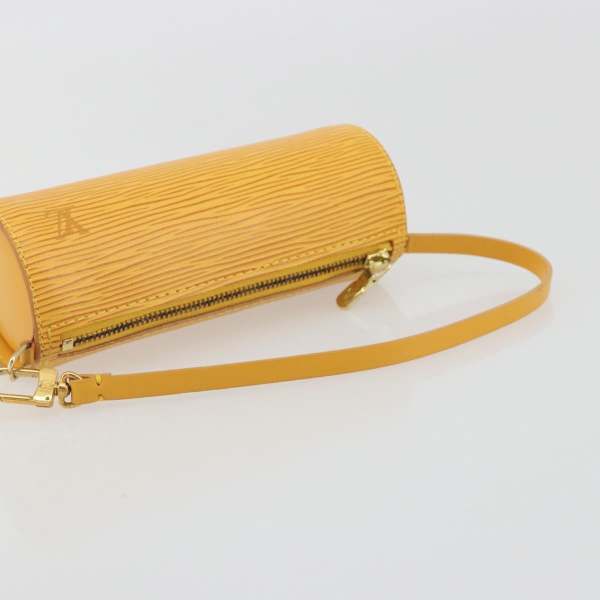 Louis Vuitton Soufflot Pochette Epi Leather Yellow Leather Clutche & Pouche Bag (Pre-Owned)