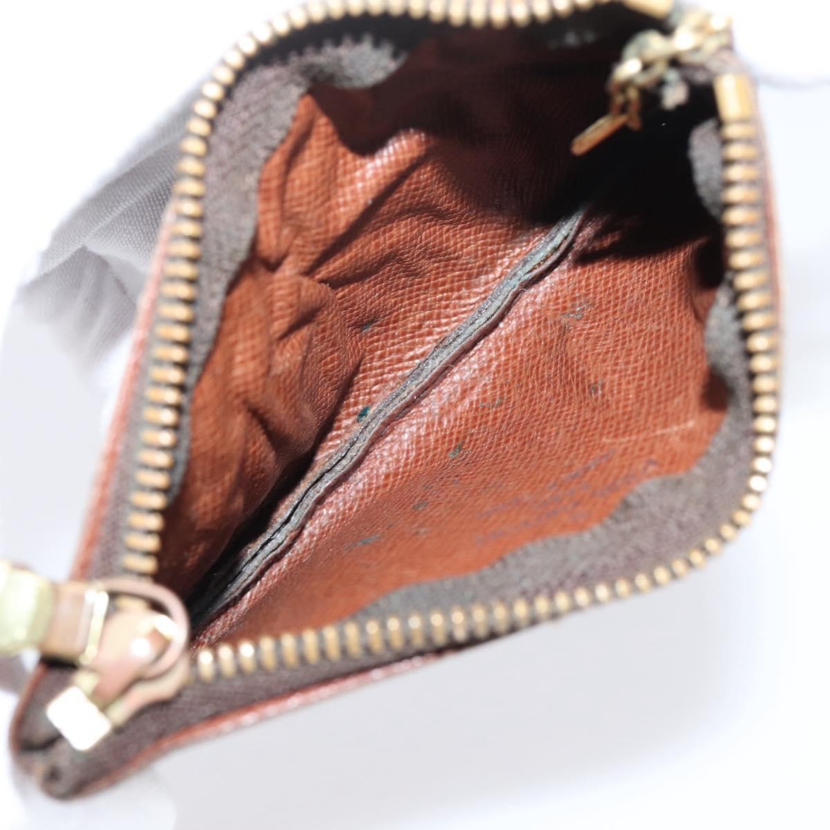 Louis Vuitton Pochette Clés Nm Canvas Brown Canvas Wallets Accessory (Pre-Owned)