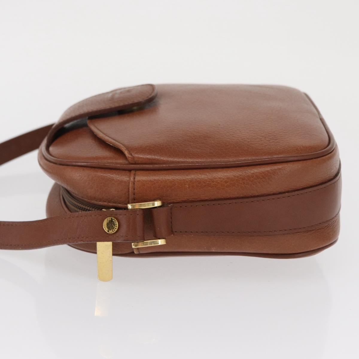 Burberry Vintage Leather Brown Leather Shoulder Bag Bag (Pre-Owned)
