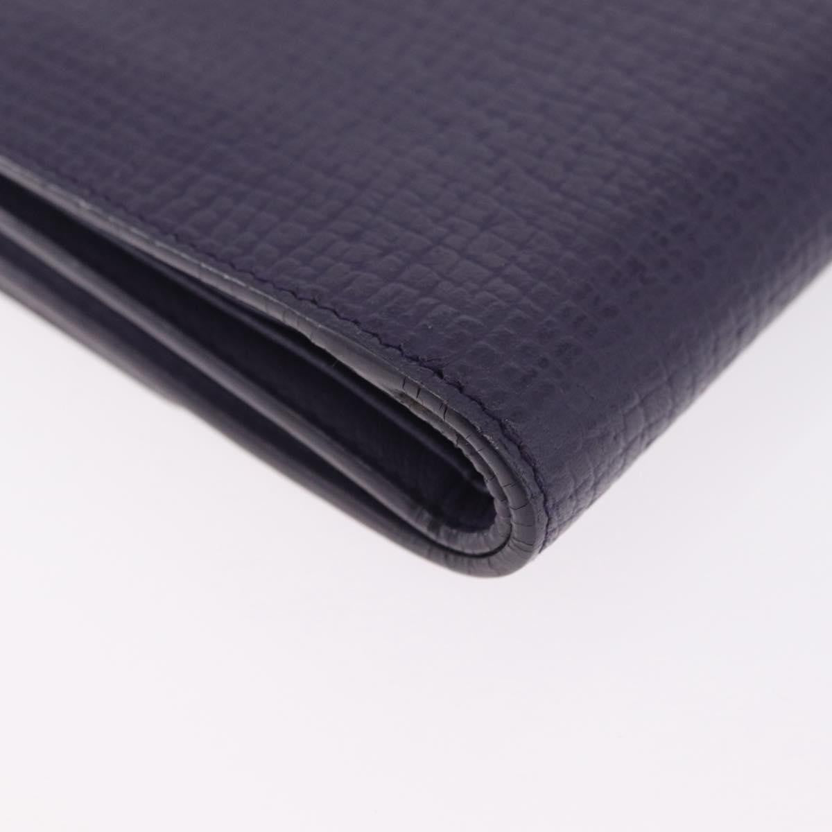 Loewe Anagram Trifold Flap Leather Purple Leather Wallets Accessory (Pre-Owned)