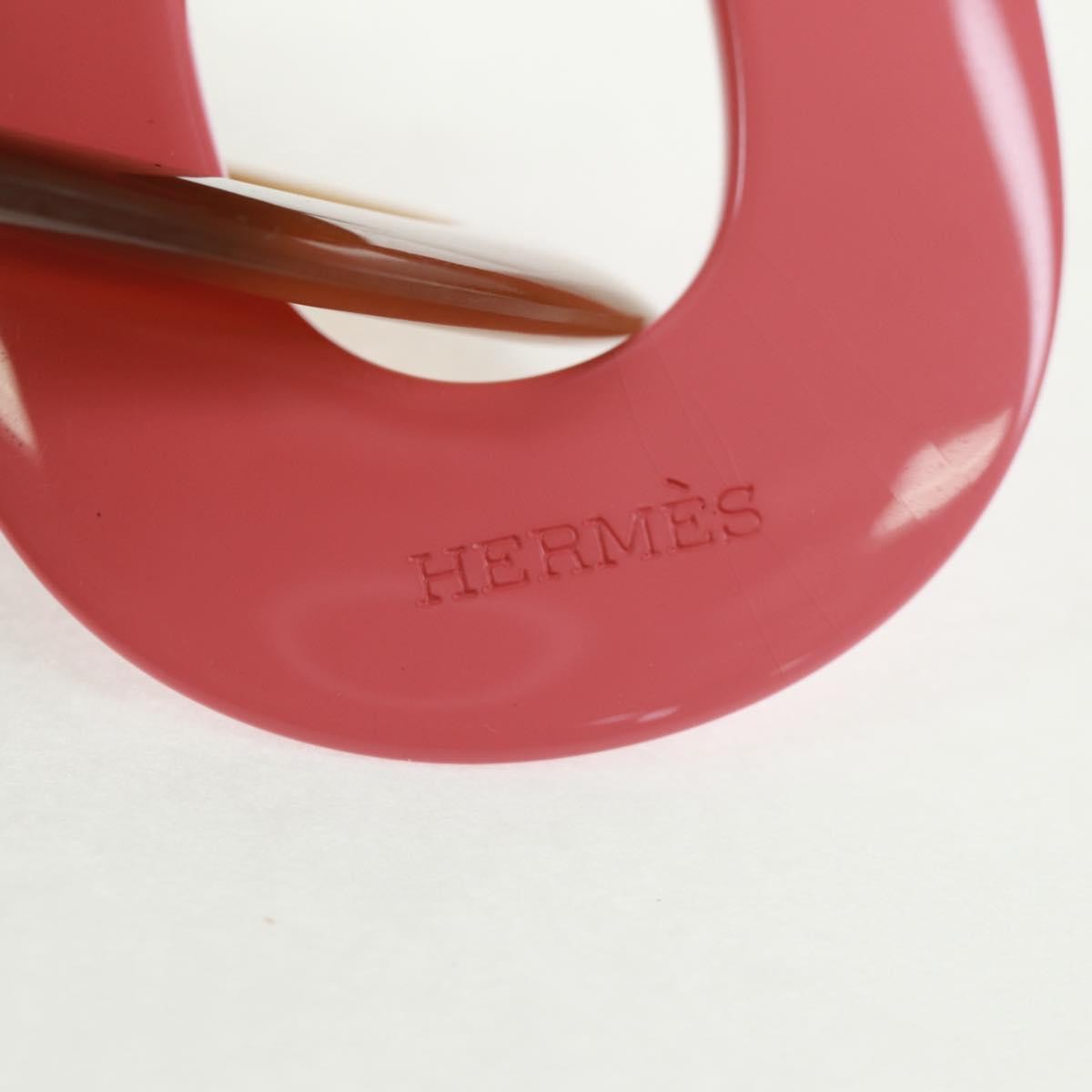 Hermes Karamba Lacquered Buffalo Horn And Waxed Cotton Multicolour Plastic Necklace Jewelry (Pre-Owned)