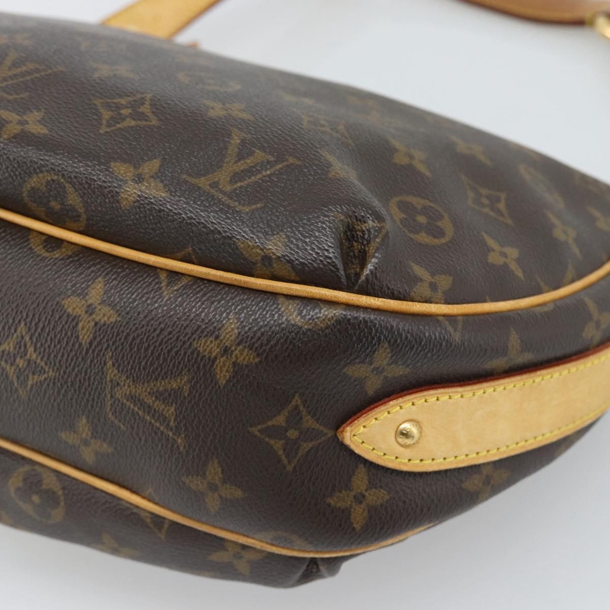Louis Vuitton Tulum Monogram Canvas Brown Canvas Shoulder Bag Bag (Pre-Owned)