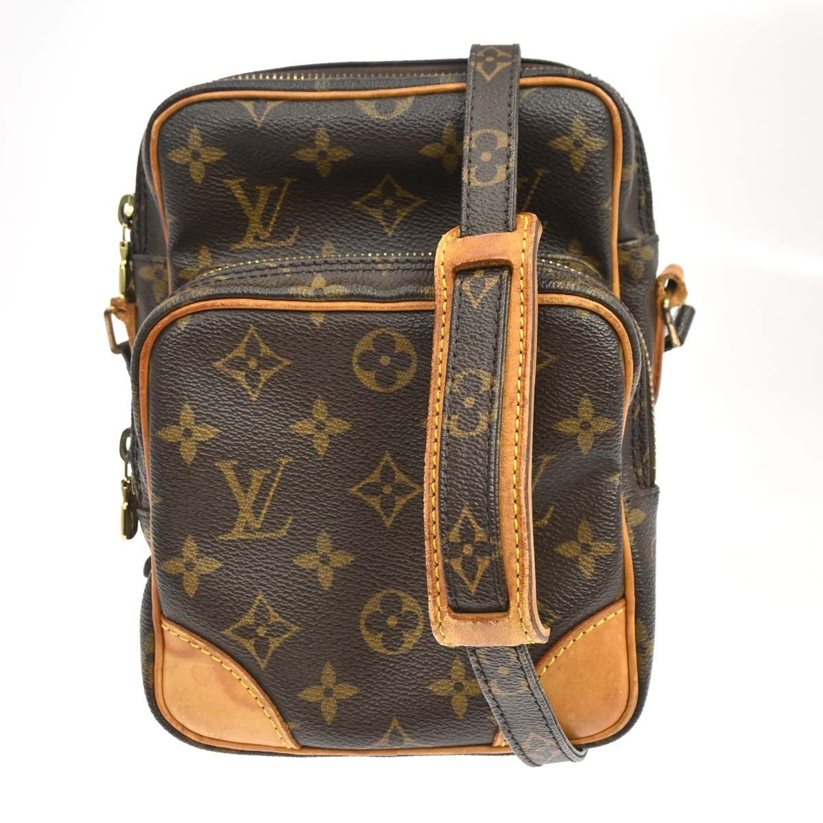 Louis Vuitton Amazone Monogram Canvas Brown Canvas Shoulder Bag Bag (Pre-Owned)