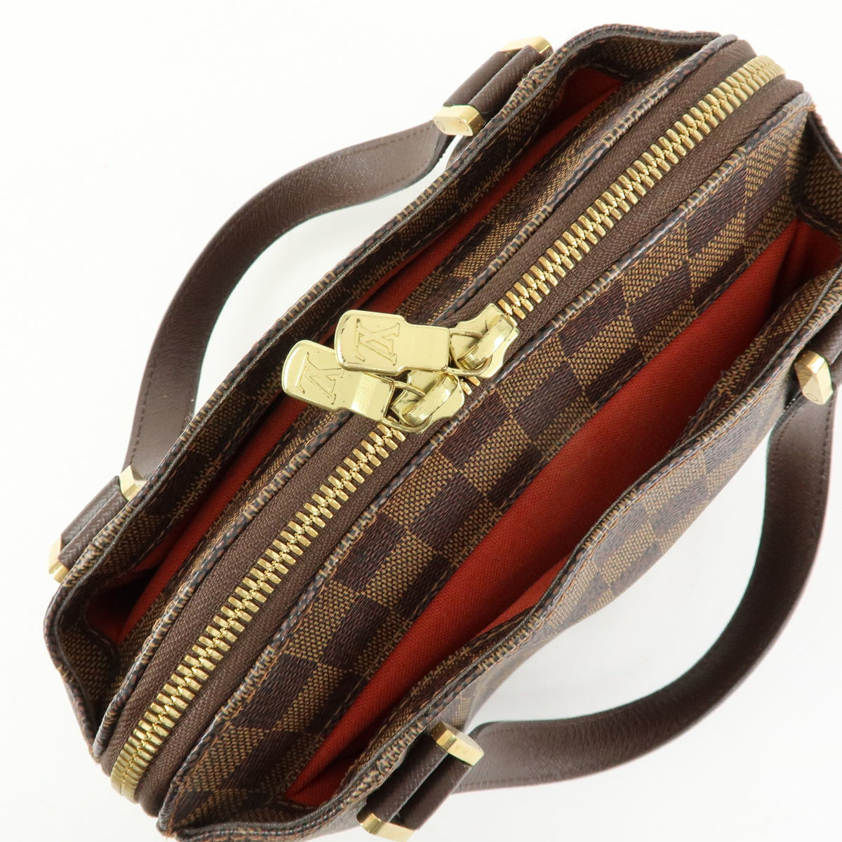 Louis Vuitton Belem Damier Brown Canvas Handbag (Pre-Owned)