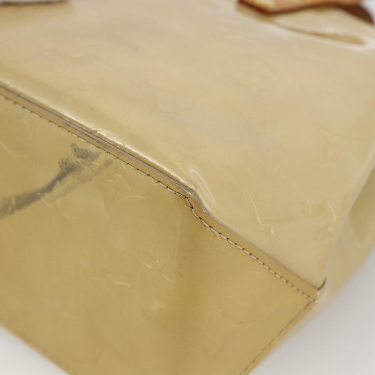 Louis Vuitton Reade Monogram Vernis Beige Patent_Leather Handbag (Pre-Owned)
