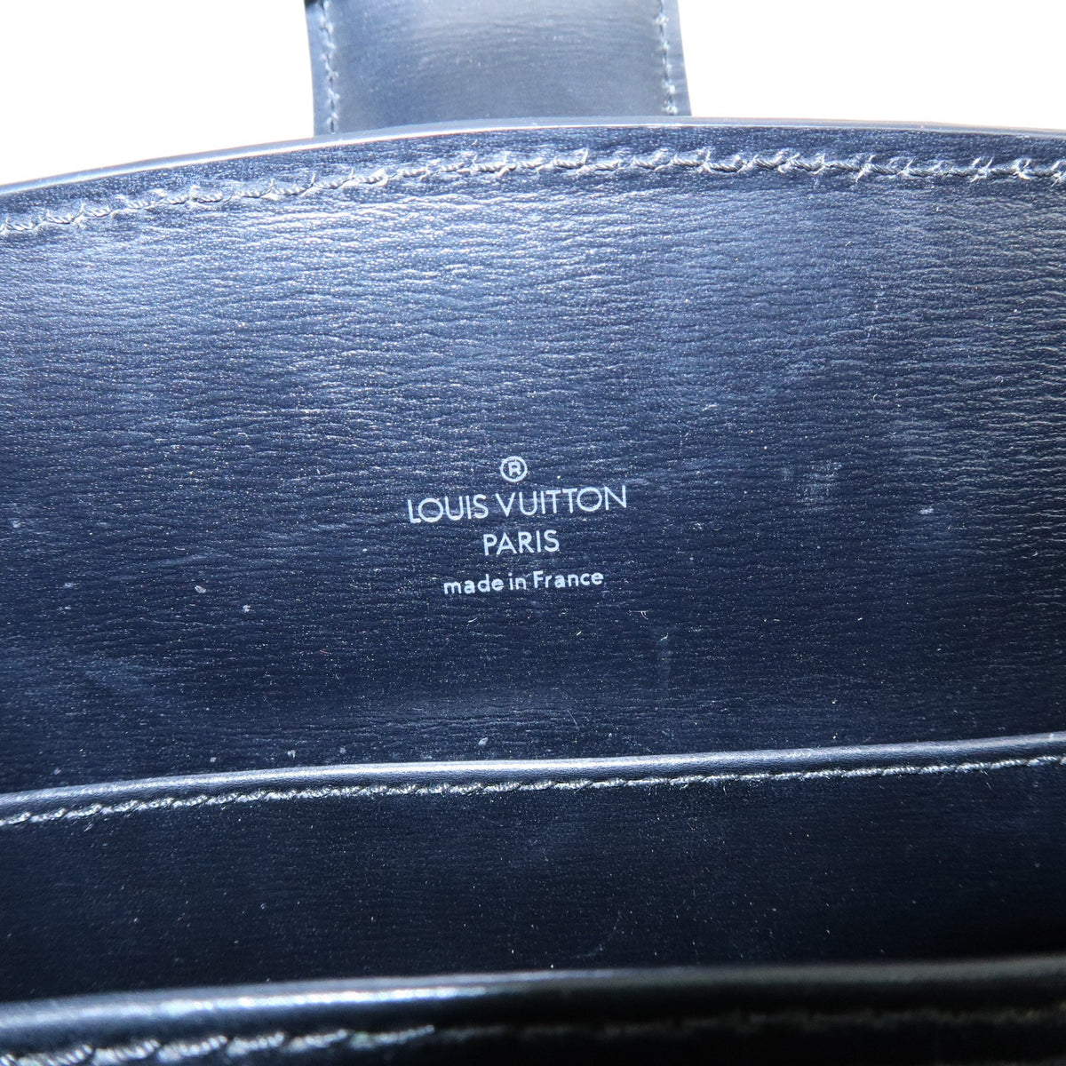 Louis Vuitton Capucines Epi Leather Black Leather Handbag (Pre-Owned)