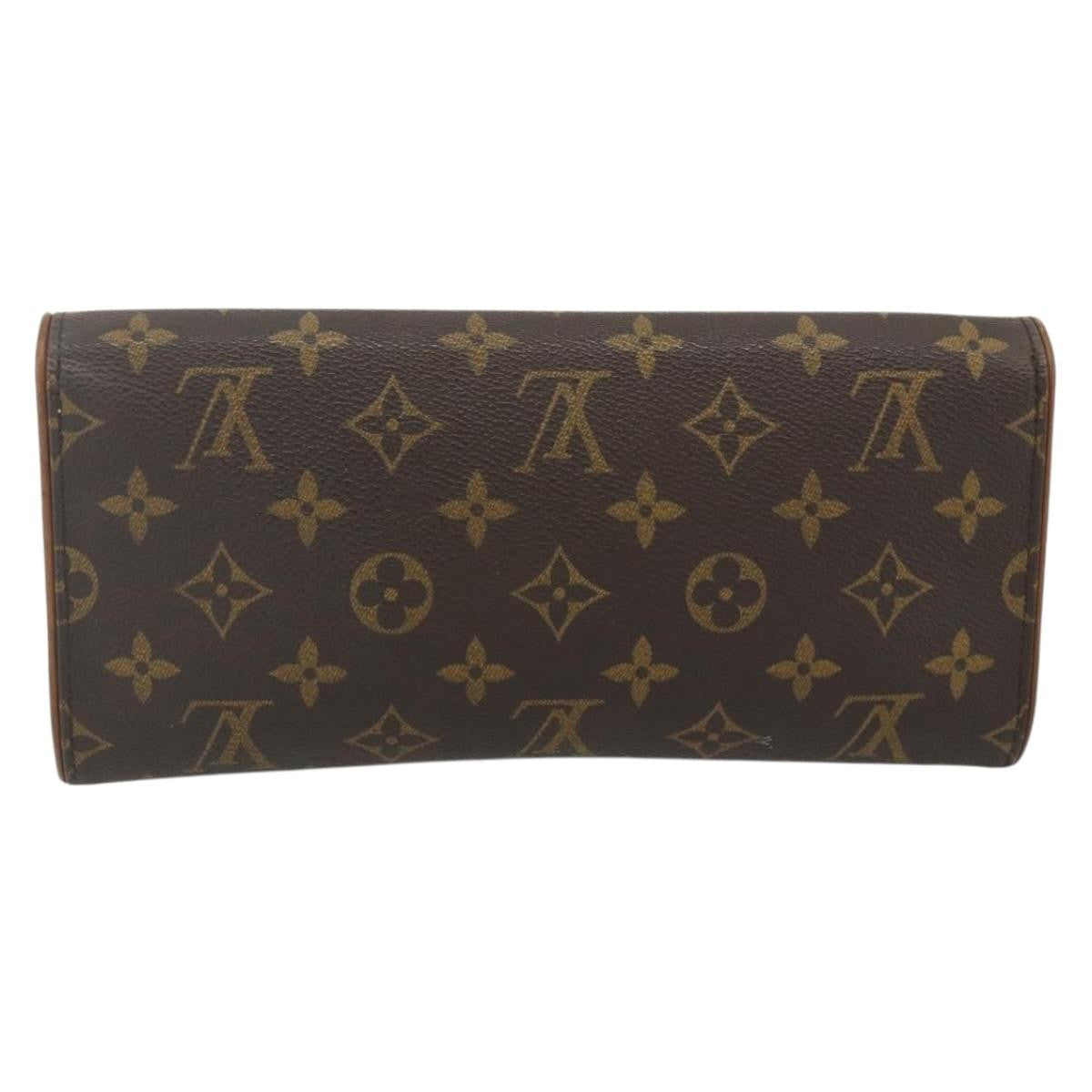 Louis Vuitton Twin Monogram Canvas Brown Canvas Clutche & Pouche Bag (Pre-Owned)