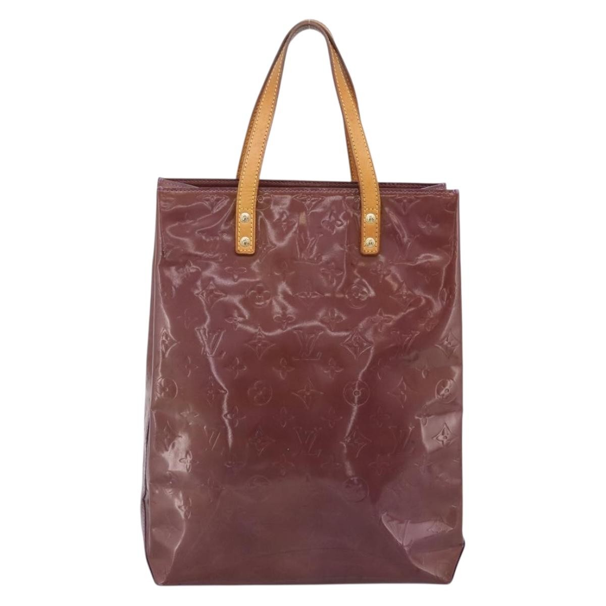 Louis Vuitton Reade Monogram Vernis Purple Patent_Leather Handbag (Pre-Owned)