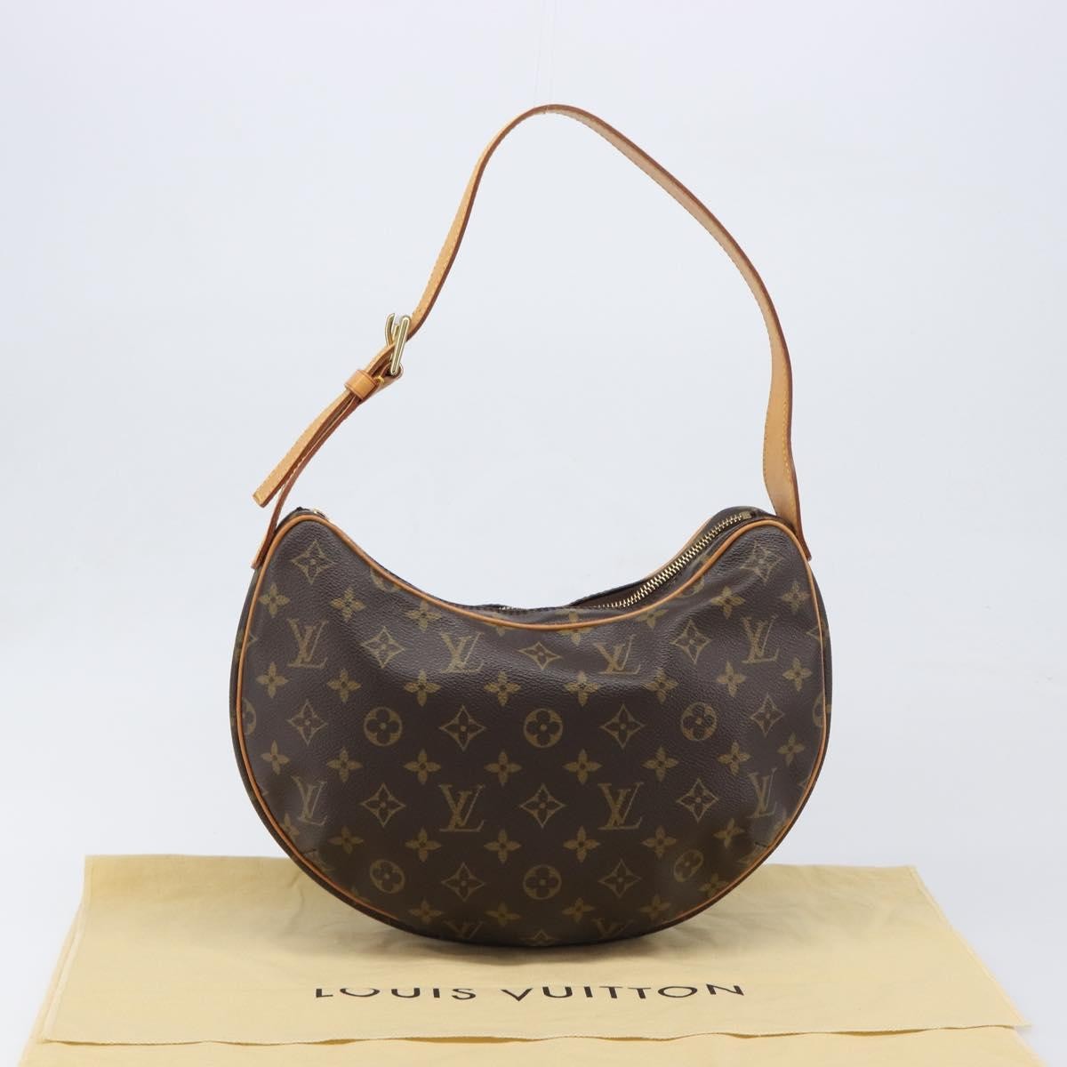 Louis Vuitton Croissant Monogram Brown Canvas Shoulder Bag Bag (Pre-Owned)