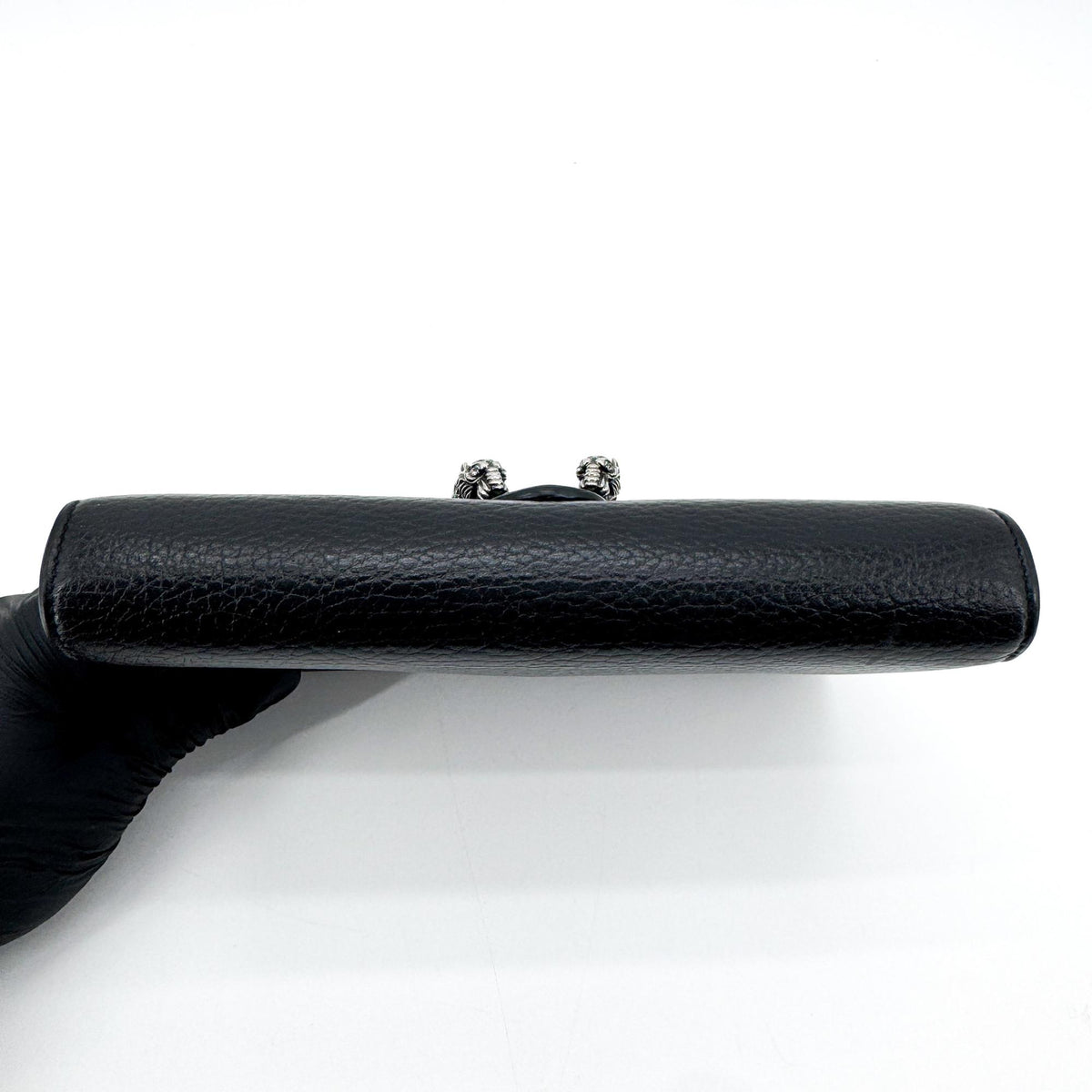 Gucci Dionysus Leather Black Leather Handbag (Pre-Owned)