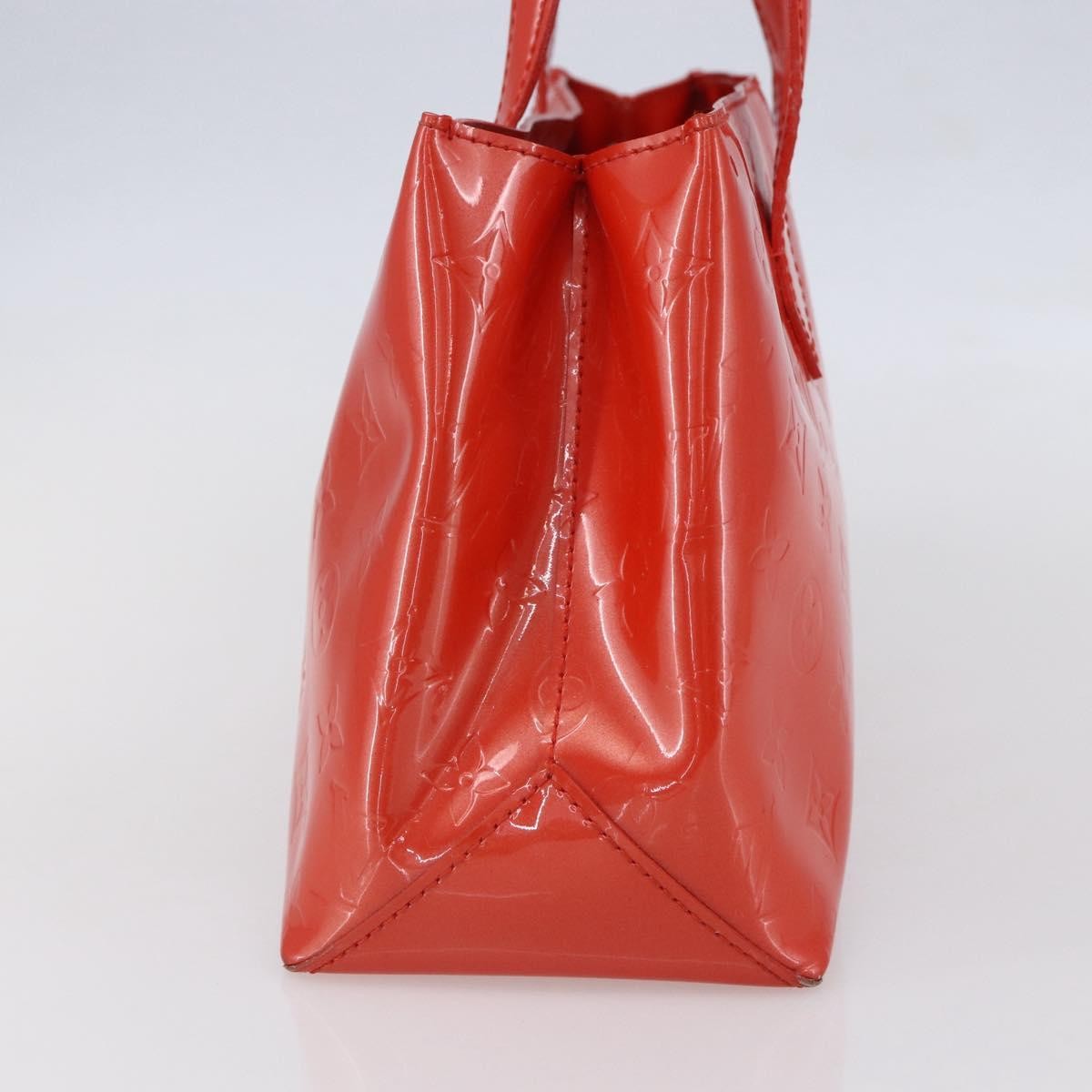 Louis Vuitton Wilshire Monogram Vernis Orange Patent_Leather Tote Bag Bag (Pre-Owned)
