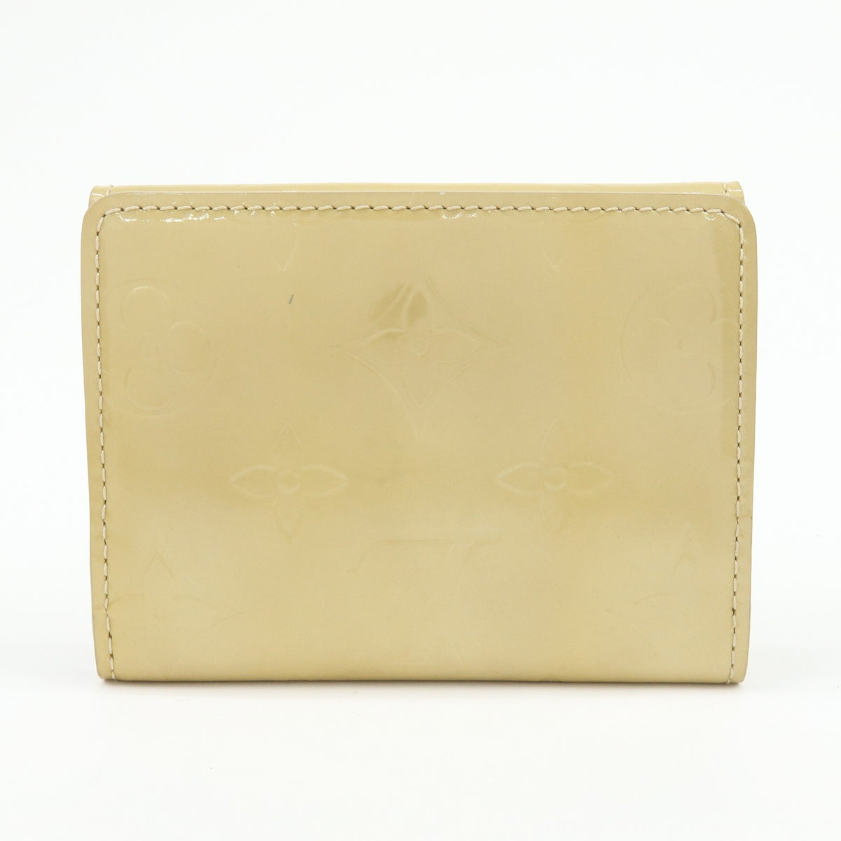 Louis Vuitton Ludlow Vernis Beige Patent_Leather Wallets Accessory (Pre-Owned)