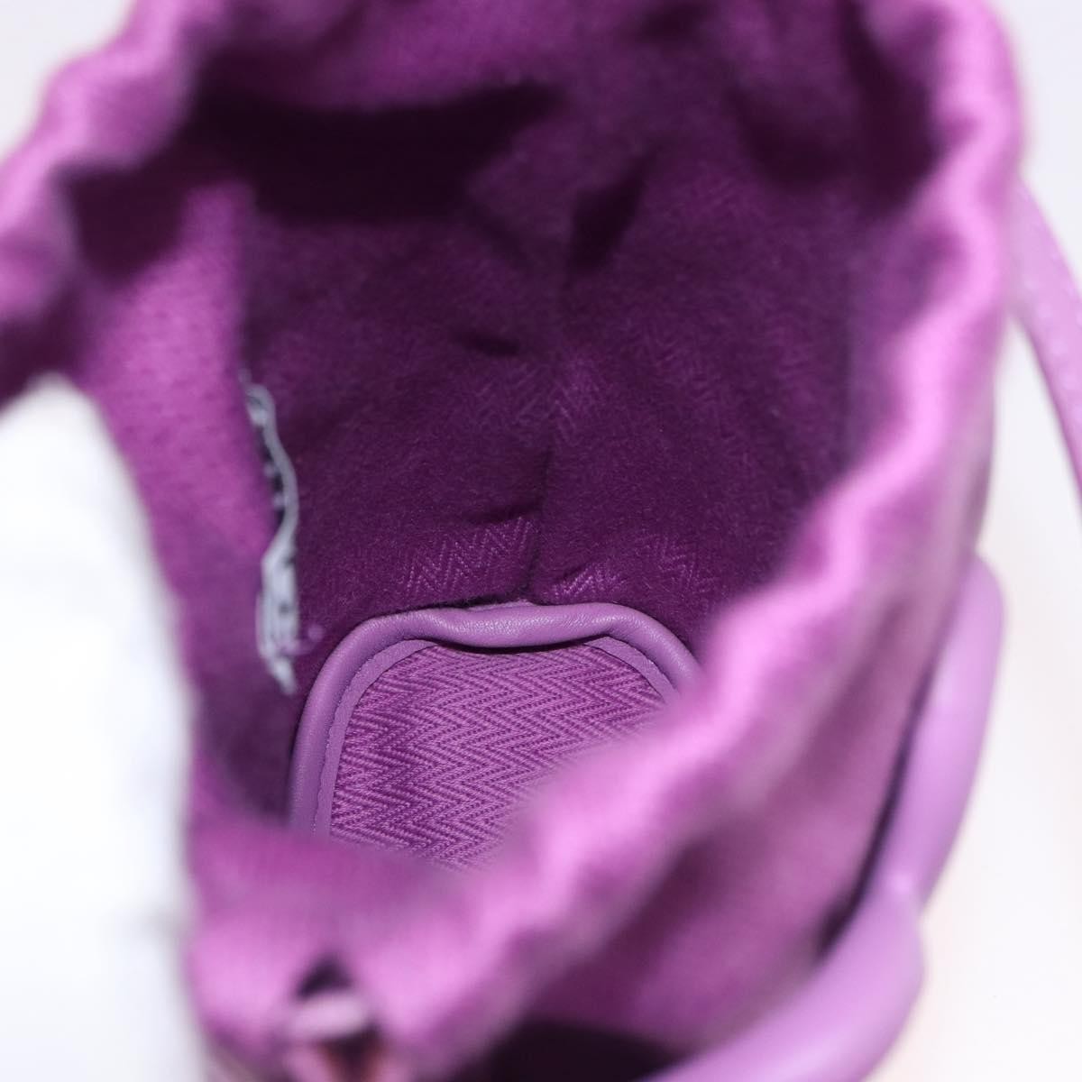 Loewe Anagram Inflated Pocket Canvas And Silicon Purple Canvas Crossbody Bag Bag (Pre-Owned)