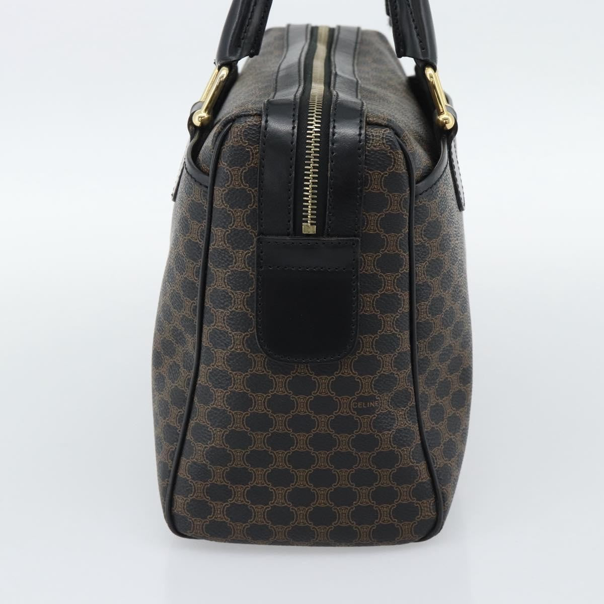 Celine Macadam Macadam With Leather Black Canvas Tote Bag Bag (Pre-Owned)