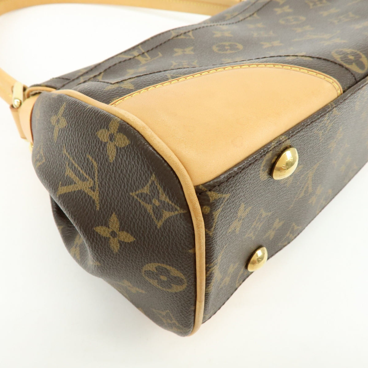 Louis Vuitton Beverly Monogram Canvas Brown Canvas Handbag (Pre-Owned)