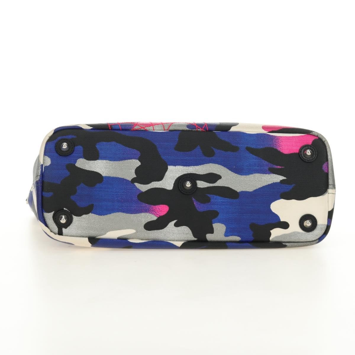 Christian Dior Open Limited Edition Anselm Reyle Camouflage Canvas Multicolour Canvas Tote Bag Bag (Pre-Owned)