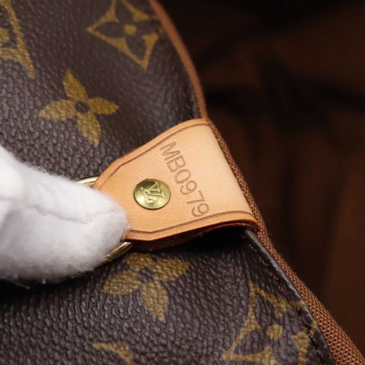 Louis Vuitton Shopping Sac Monogram Canvas Brown Canvas Handbag (Pre-Owned)