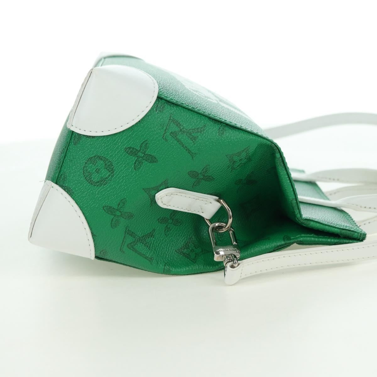 Louis Vuitton Litter Everyday Signature Vintage Monogram Canvas Green Canvas Handbag (Pre-Owned)
