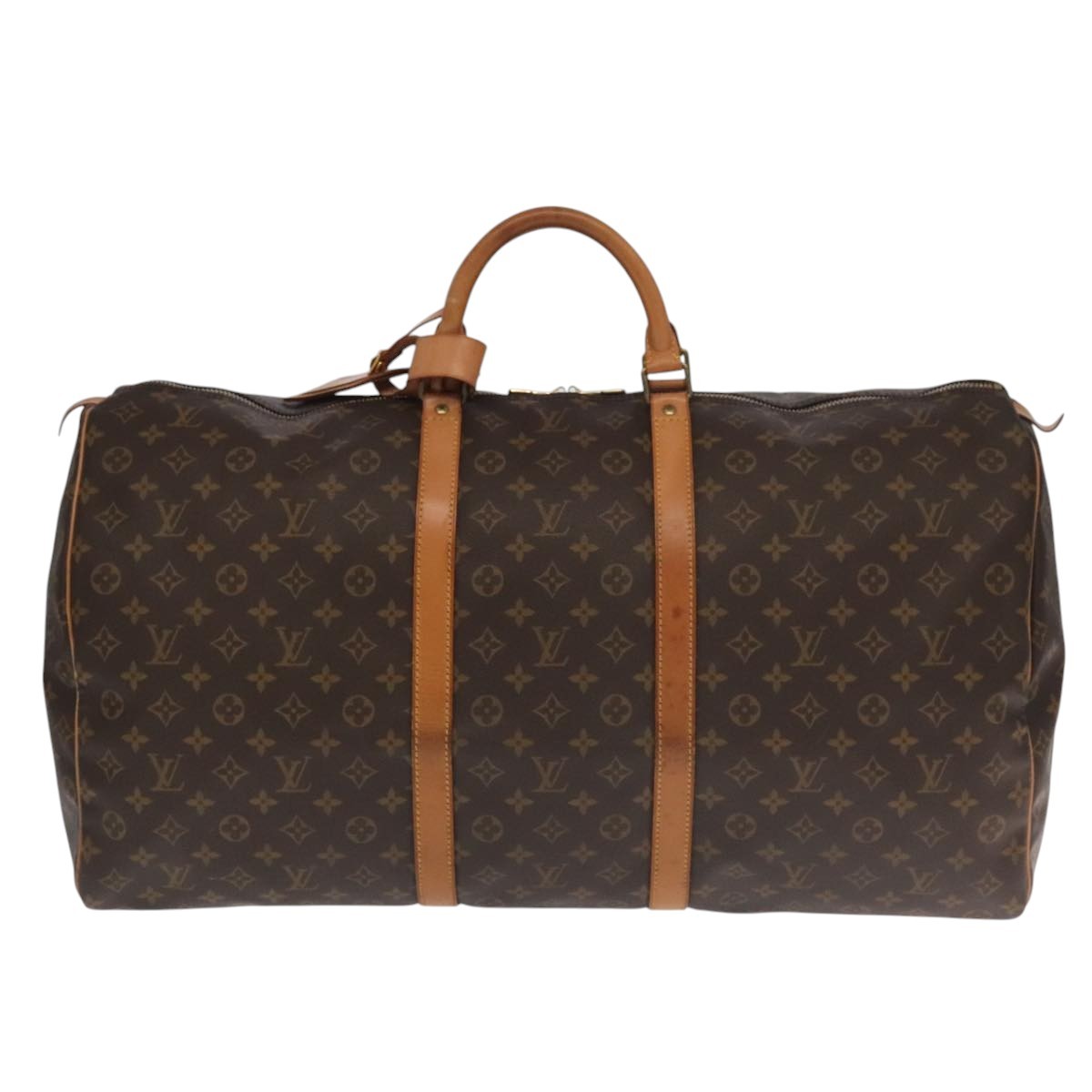 Louis Vuitton Keepall Monogram Canvas Brown Canvas Travel Bag Bag (Pre-Owned)