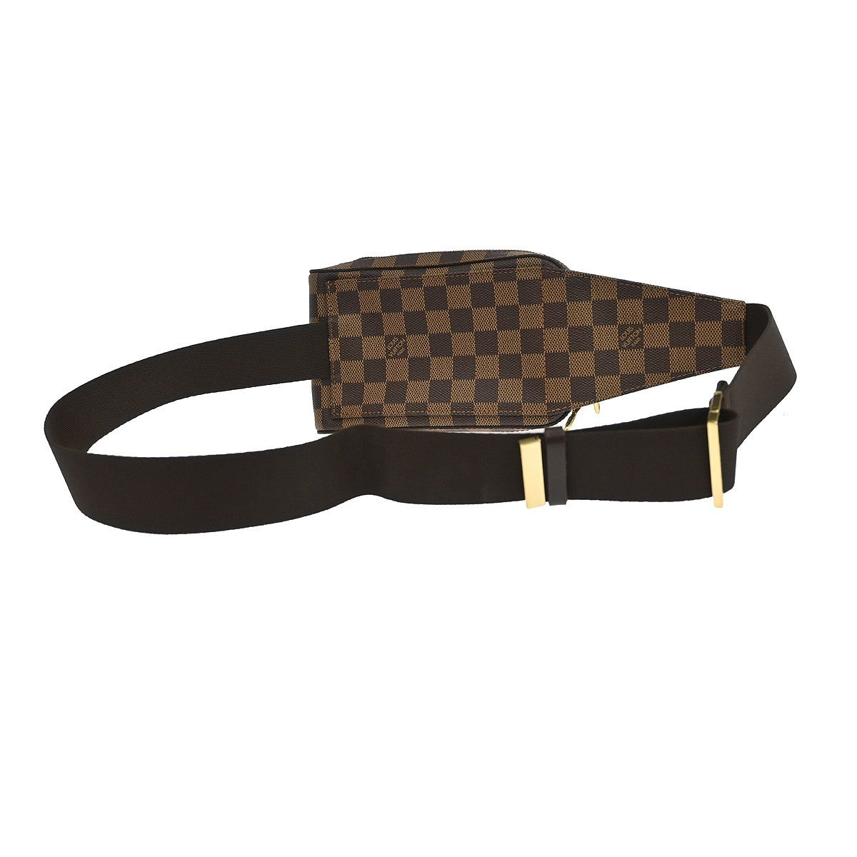 Louis Vuitton Geronimos Damier Brown Canvas Clutche & Pouche Bag (Pre-Owned)