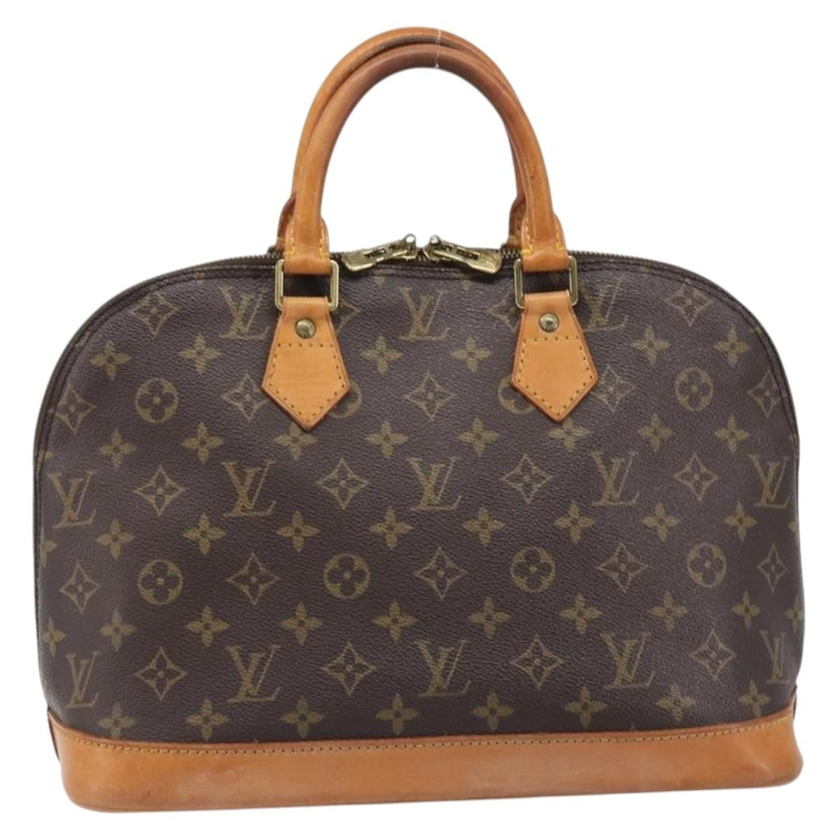 Louis Vuitton Alma Monogram Canvas Brown Canvas Handbag (Pre-Owned)