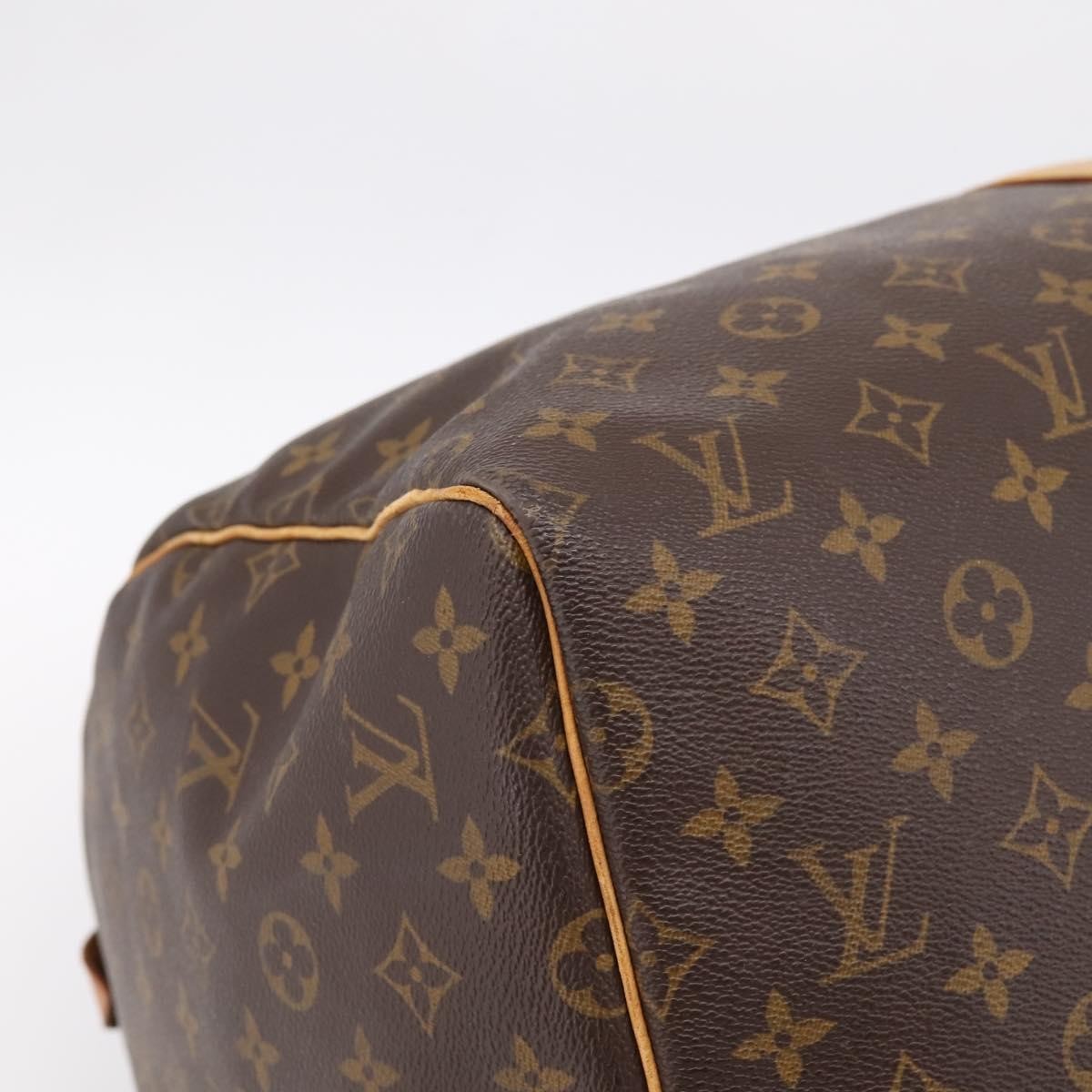 Louis Vuitton Keepall Monogram Canvas Brown Canvas Travel Bag Bag (Pre-Owned)
