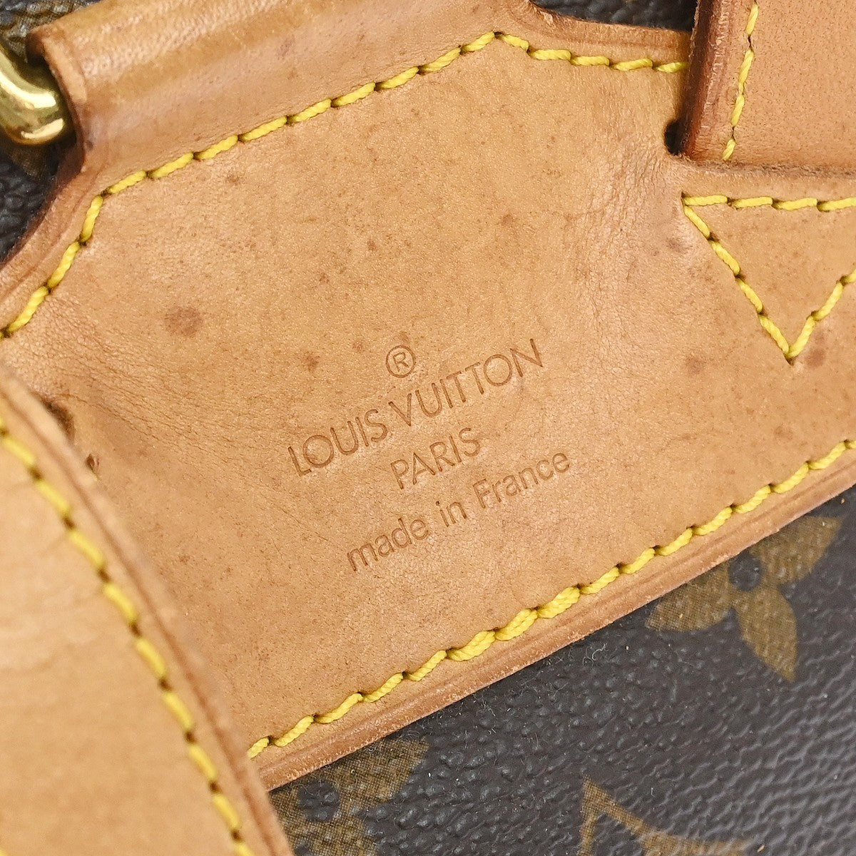 Louis Vuitton Vintage Montsouris Monogram Canvas Brown Canvas Backpack Bag (Pre-Owned)