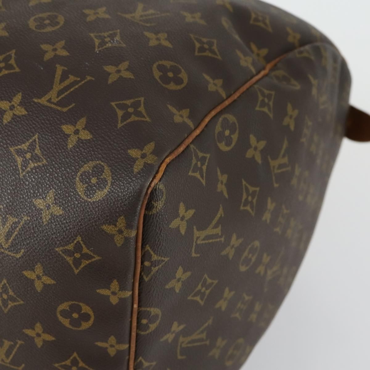Louis Vuitton Keepall Monogram Canvas Brown Canvas Travel Bag Bag (Pre-Owned)