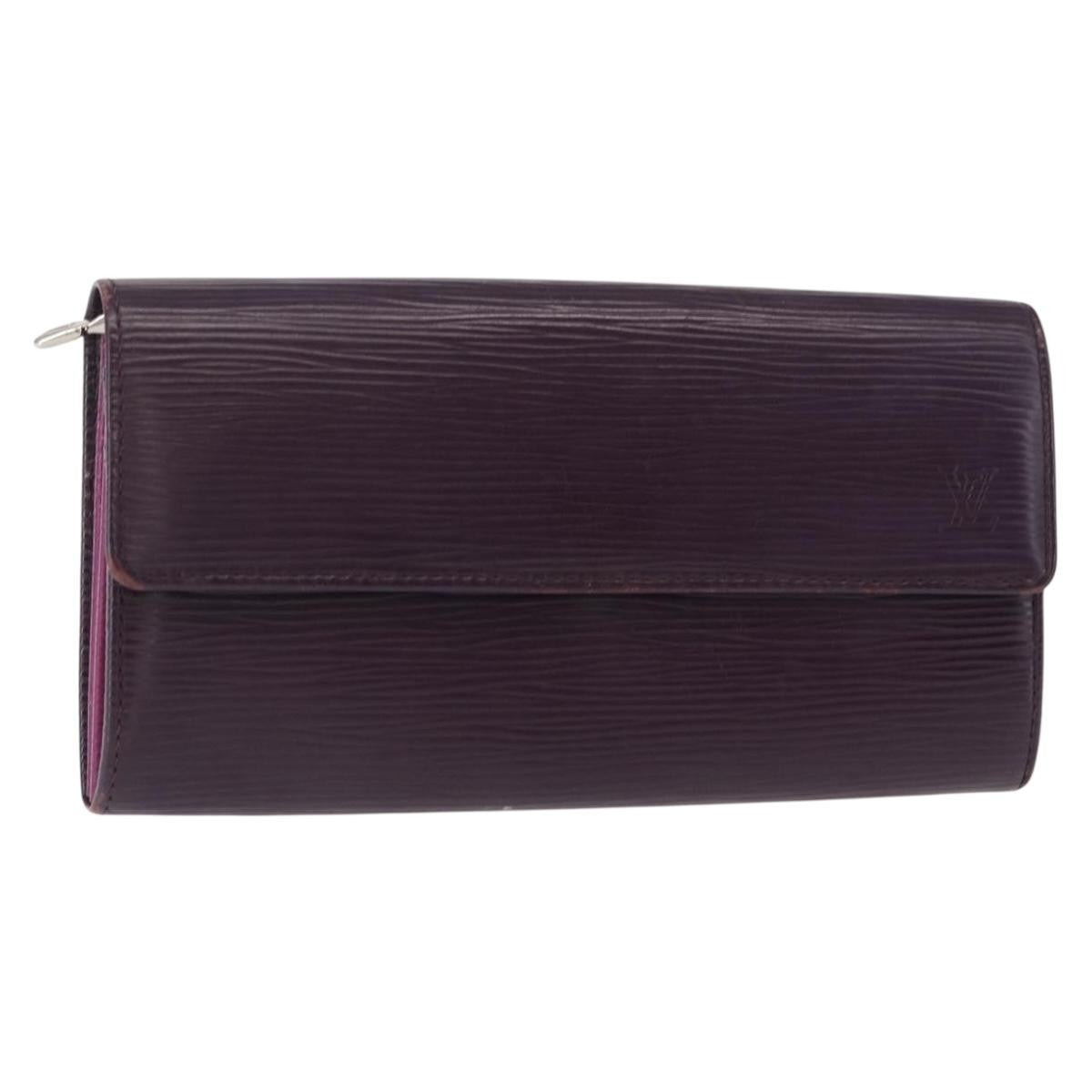 Louis Vuitton Vintage Sarah Epi Leather Purple Leather Wallets Accessory (Pre-Owned)