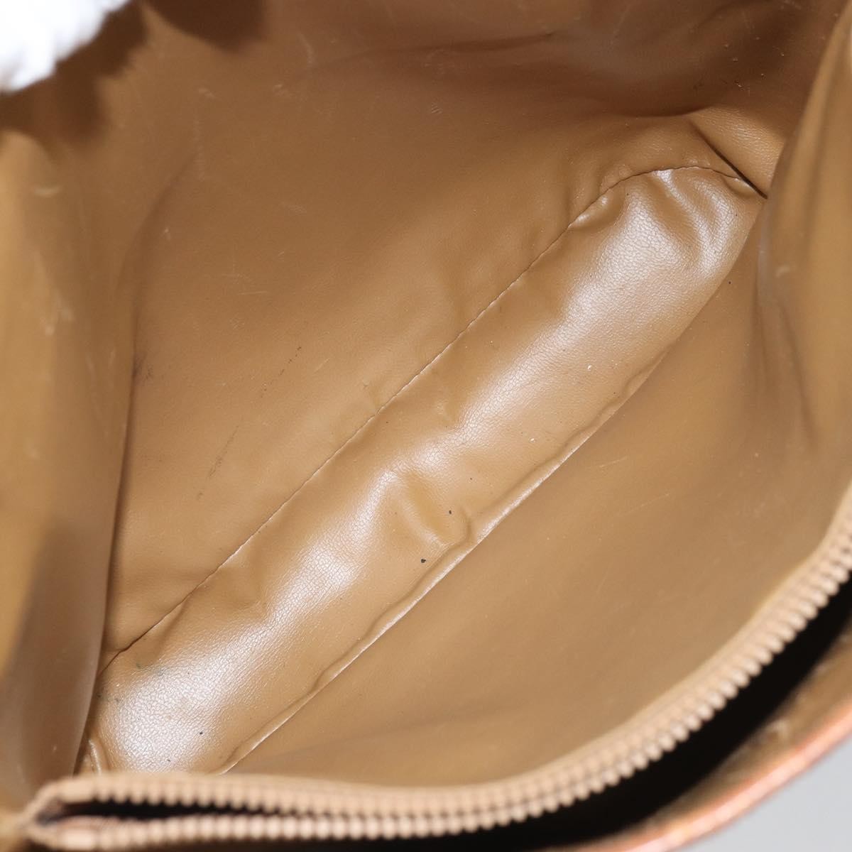Celine Vintage Macadam Canvas Brown Canvas Shoulder Bag Bag (Pre-Owned)