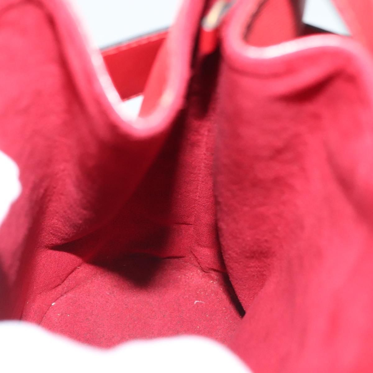Louis Vuitton Vintage Sac D'epaule Epi Leather Red Leather Handbag (Pre-Owned)