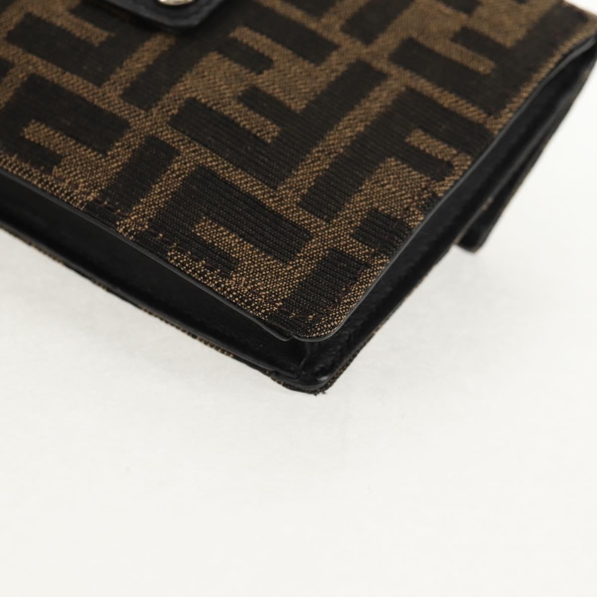 Fendi Baguette Convertible Belt Zucca Canvas Black Canvas Bag (Pre-Owned)