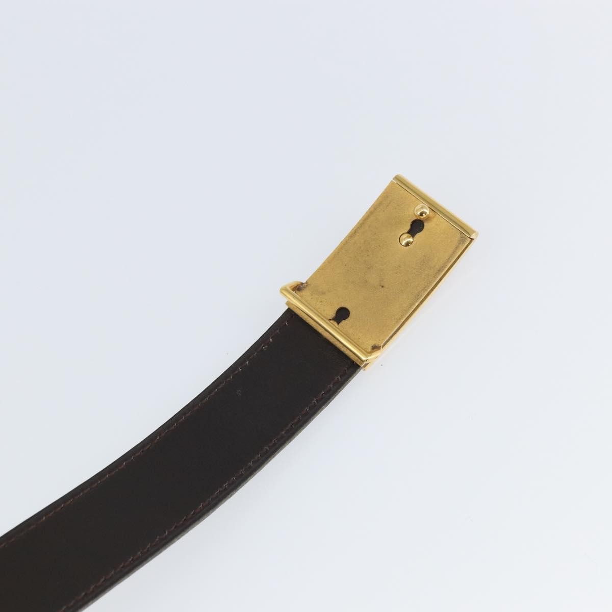 Hermes Buckle Belt Leather Black Leather Belts Accessory (Pre-Owned)