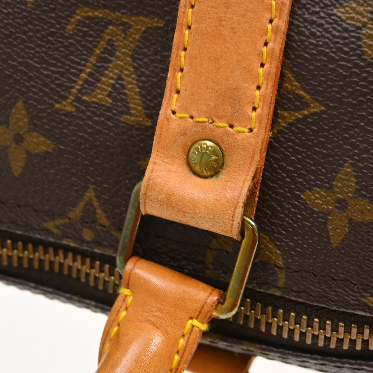 Louis Vuitton Keepall Monogram Brown Canvas Travel Bag Bag (Pre-Owned)